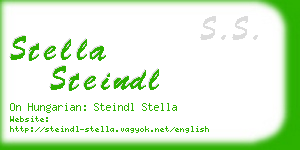 stella steindl business card